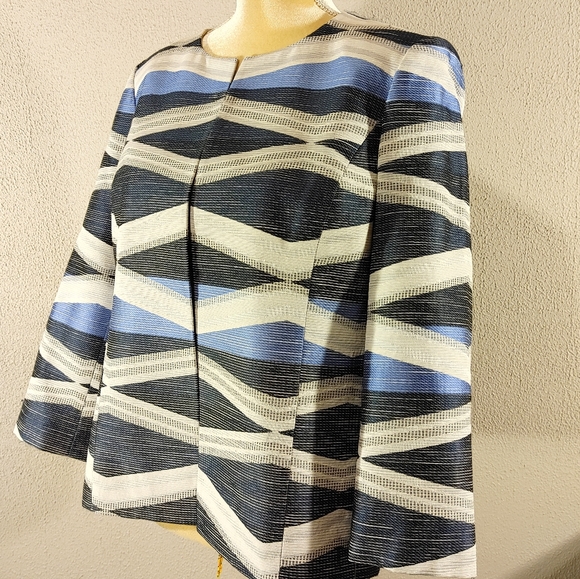 NWT Kasper open front fully lined career/special occasion jacket sz 10 - Picture 2 of 5